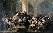 Francisco de Goya The Inquisition Tribunal Spain oil painting artist
